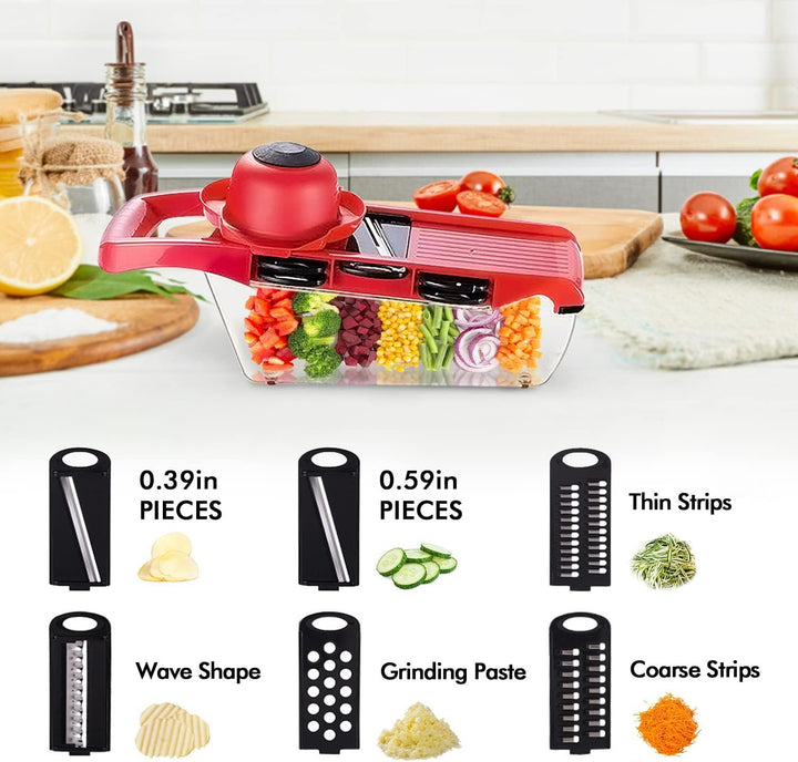 High Quality 10 In 1 Mandoline Vegetable Cutter