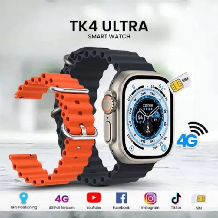 TK4 Ultra (Android+Sim) 4G Smartwatch | 4/64