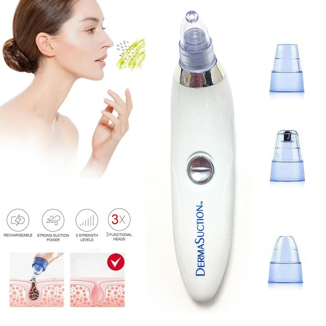 Cell Operated Blackhead Removal Machine 4 In 1 Derma Suction