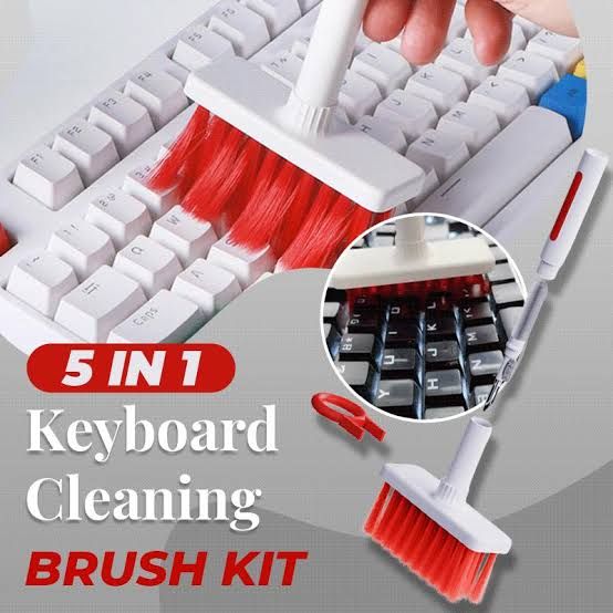 5 In 1 Keyboard & Earbuds  Cleaning Kit