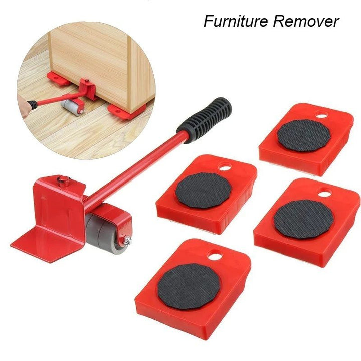 Heavy Furniture Lifter Easy To Move Slider 5 Piece Tool Set