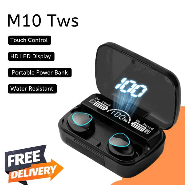 M10 Power Bank Earbuds