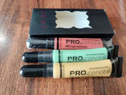 LA Girl HD Pro Concealer ( Pack 0f 3 )