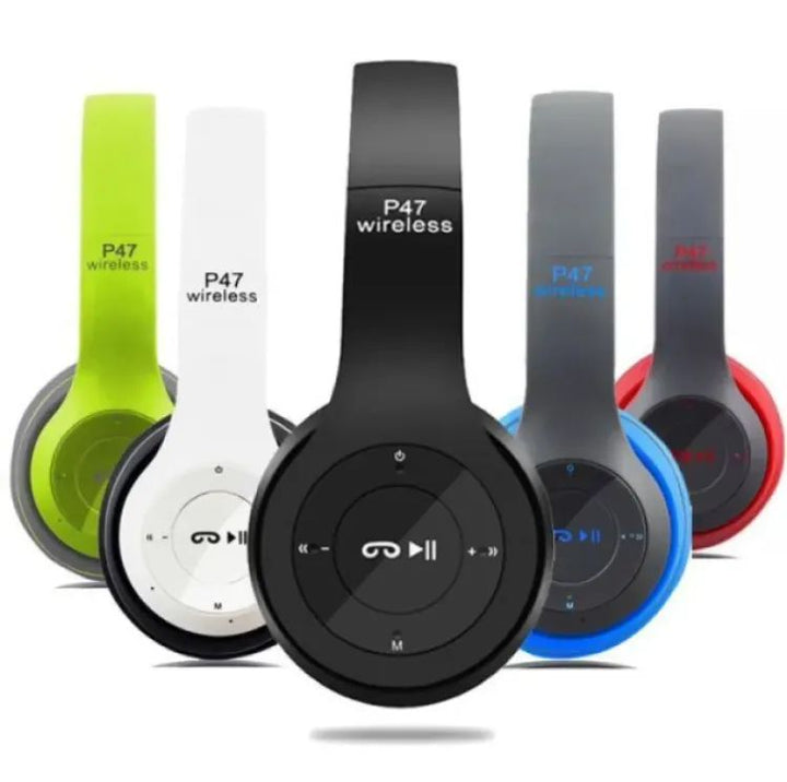 P47 Wireless Foldable Bluetooth Headphones