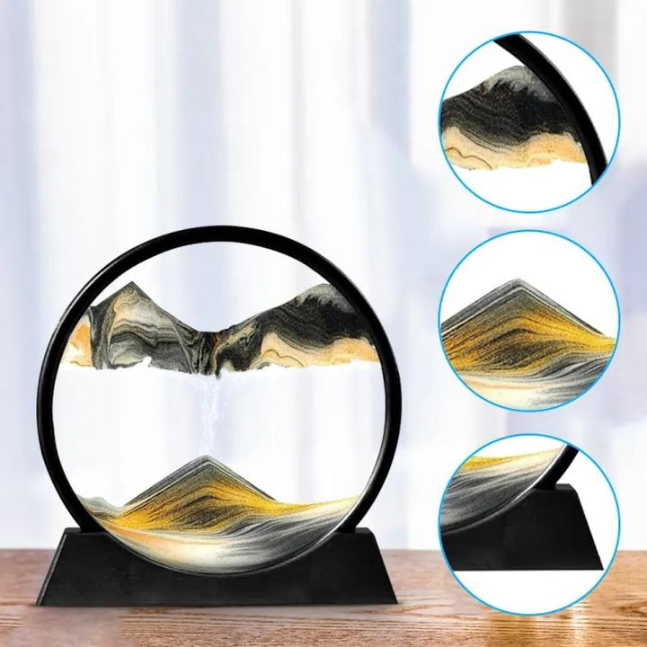 Sandscape Painting Sand Clock Moving Sand Art Hourglass