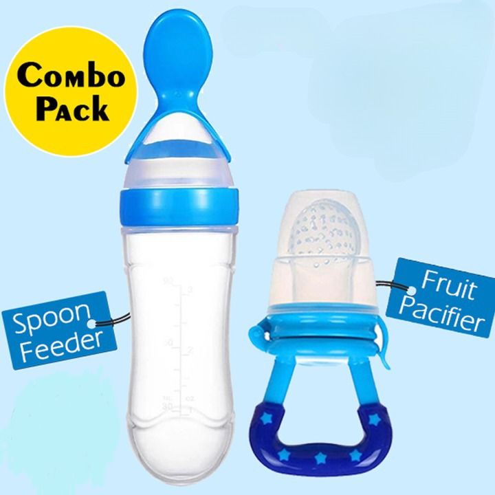 Baby Spoon Feeder With Free Fruit Pacifier