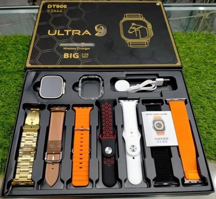 DT900 Ultra 9 smart watch 7 in1 set