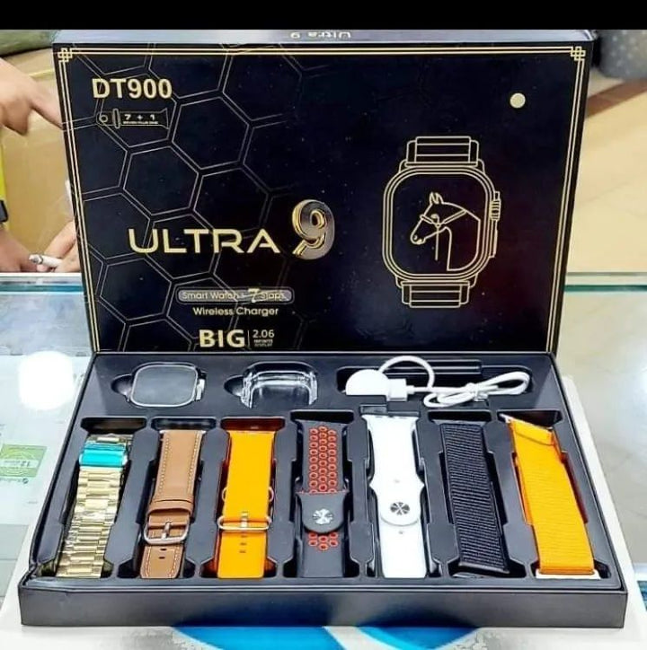 DT900 Ultra 9 smart watch 7 in1 set