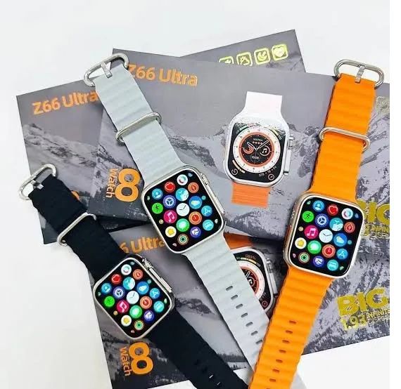 Z66 Ultra Watch 8 Series | 45mm | Best Price | Ocean Silicone Strap | Water Resistant | Sport Watch | Bluetooth Calling | Best Watch